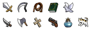 Castlevania: Grimoire of Souls - Miniature Equipment Icons