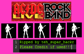AC/DC Rock Band - Save Data Icon & Banner