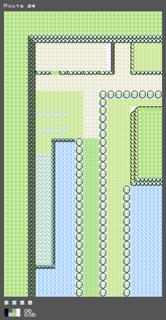 Pokémon Red / Blue - Route 24