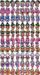 Dragon Quest 3 (JPN) - Character Classes (Swimsuit and Catsuit)