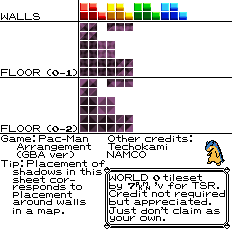 Pac-Man Collection - World 0 Tileset