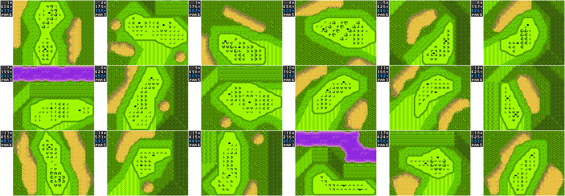 Mobile Golf (JPN) - Britain Course