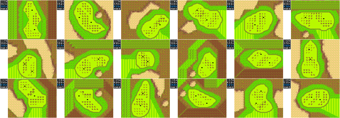 Mobile Golf (JPN) - Egypt Course