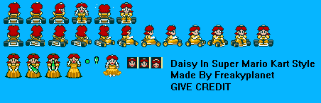 Mario Customs - Daisy (Super Mario Kart-Style)