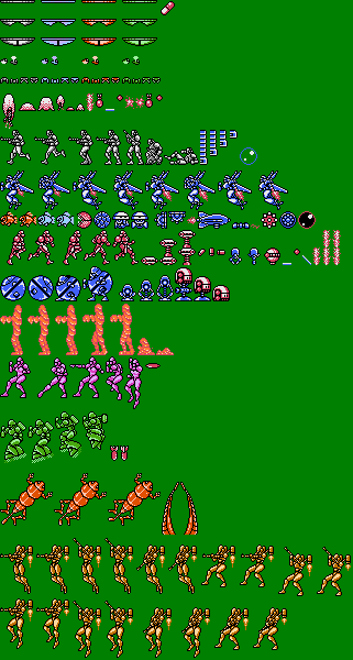 Power Blade 2 - Enemies