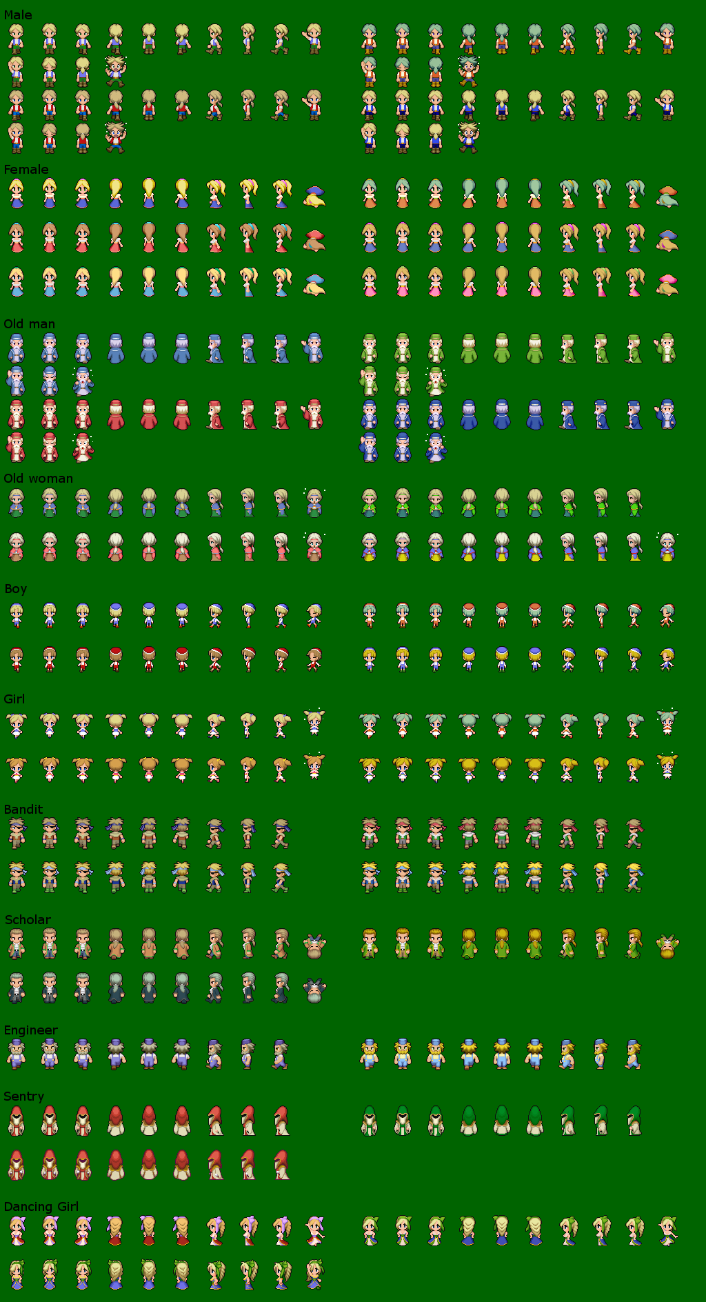 Final Fantasy 6 - NPCs (Generic)