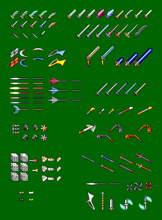 Final Fantasy 6 - Weapons
