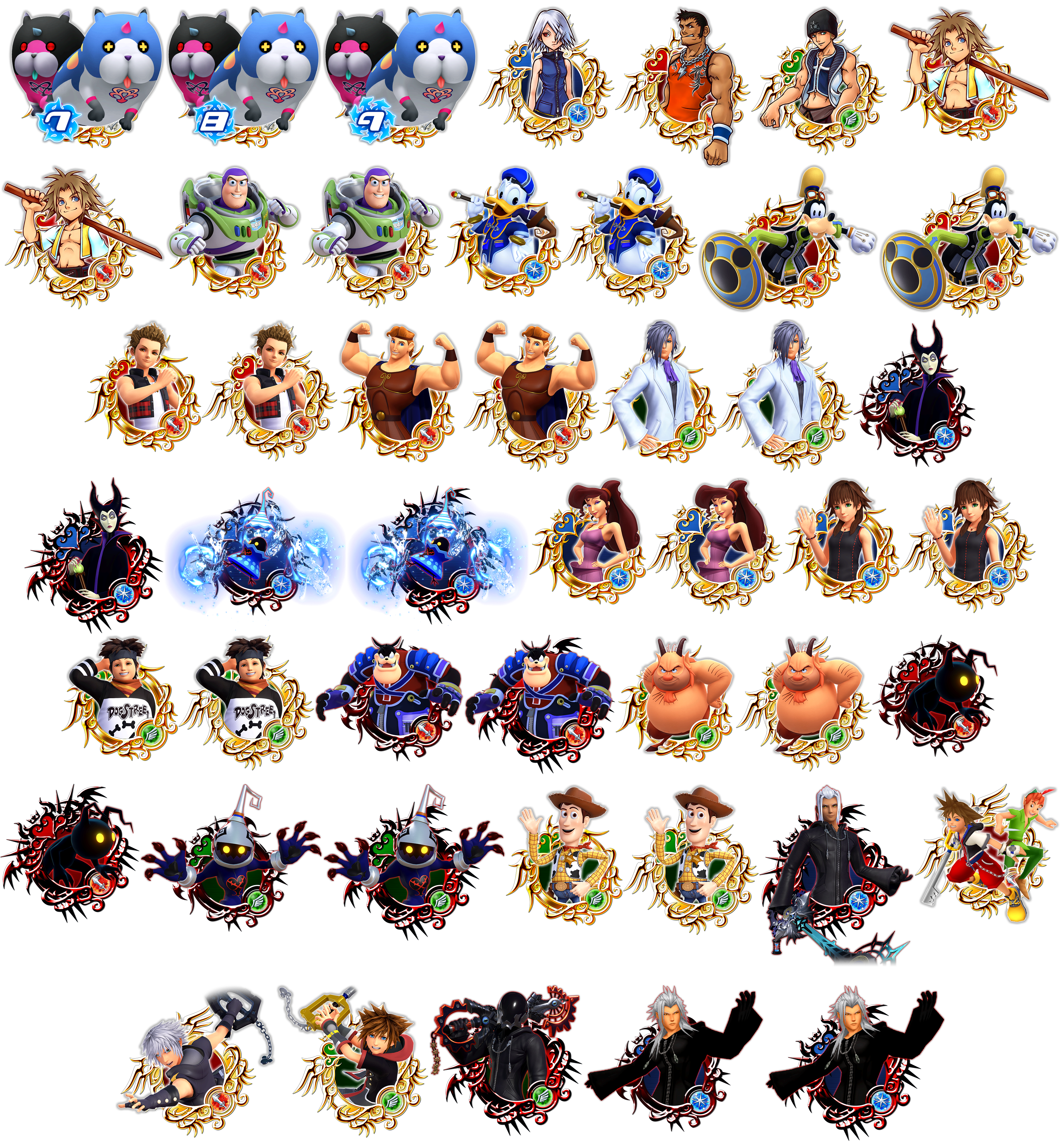 Kingdom Hearts Union χ - Set 34