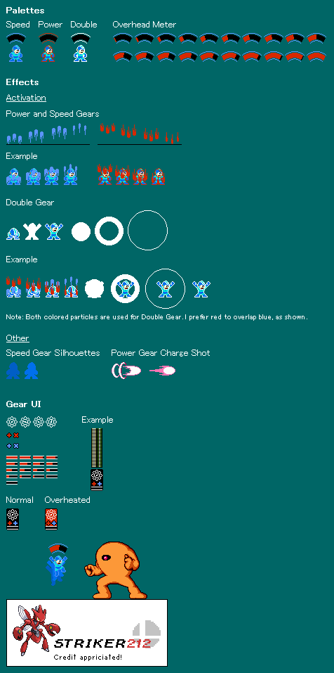 Mega Man Customs - Double Gear System (8-bit)