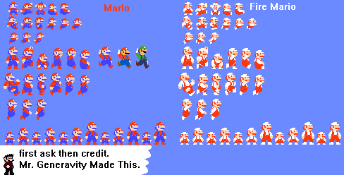 Mario Customs - Mario (Arcade, Super Mario Bros. 1 NES-Style)