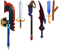 Kingdom Hearts: 358/2 Days - Miscellaneous Weapons