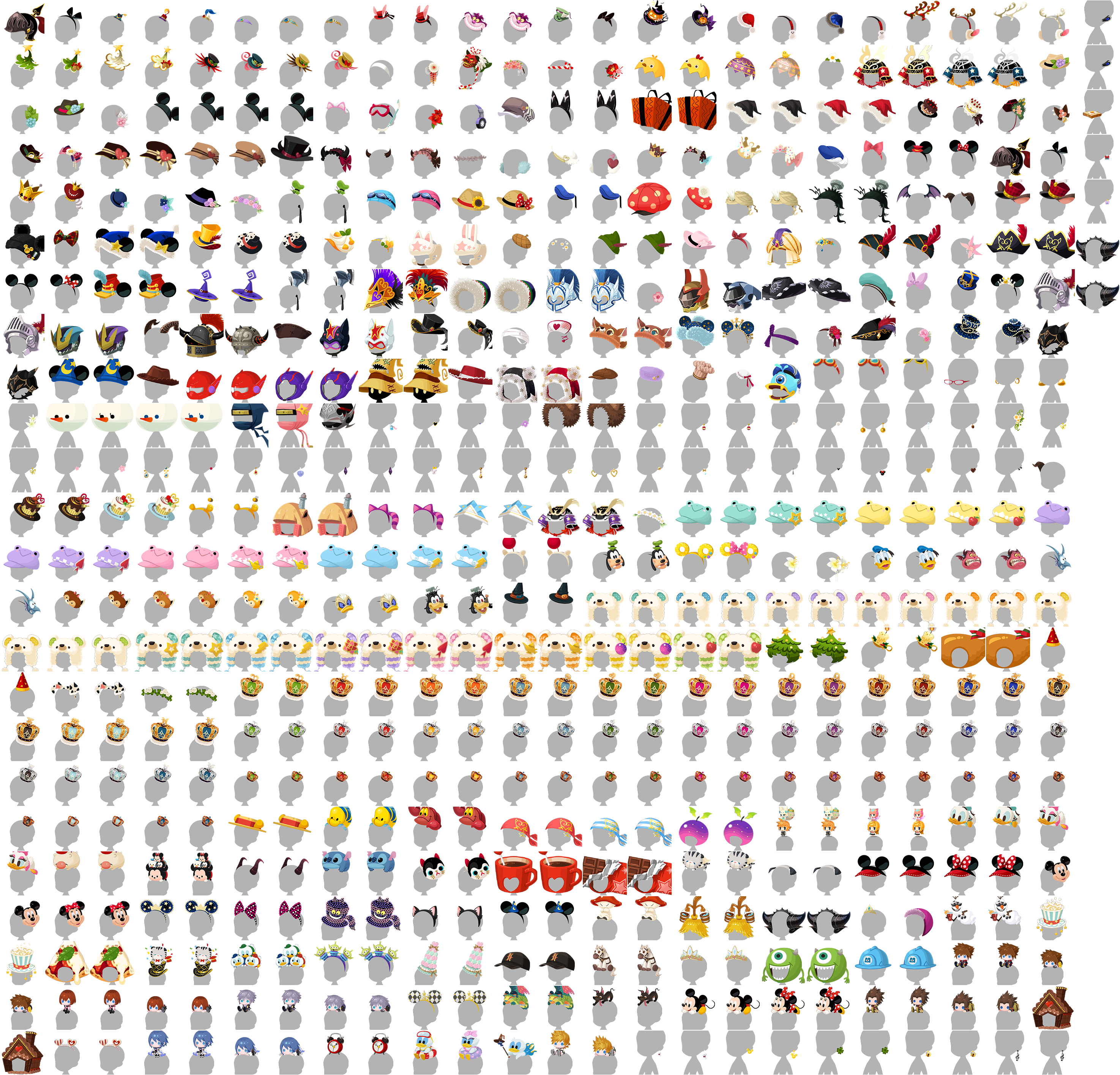 Kingdom Hearts Sprite Sheets