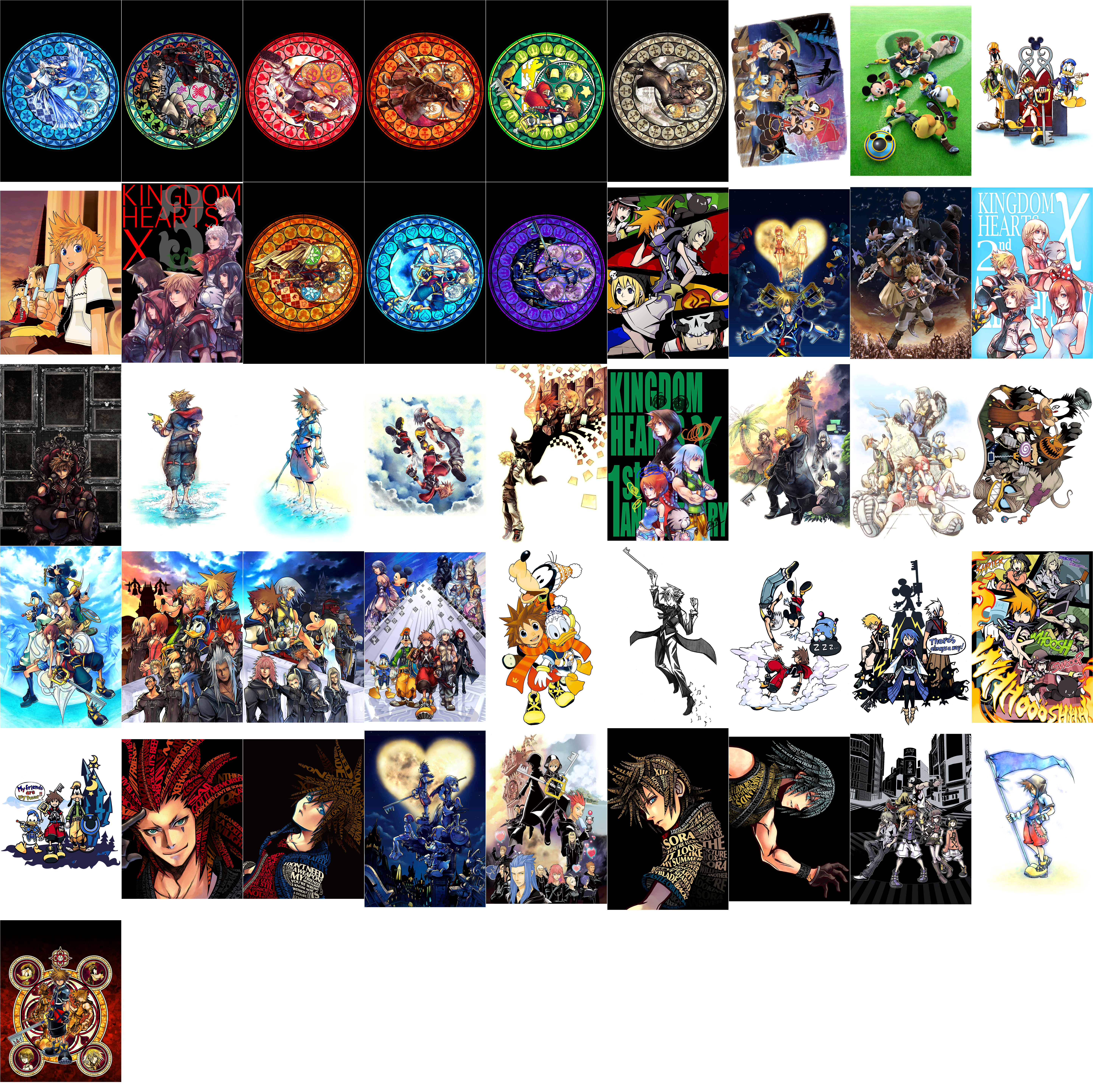 Kingdom Hearts Union χ - Expanded Artwork
