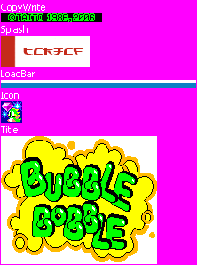 Bubble Bobble (J2ME) - Title, Splash and Copyright