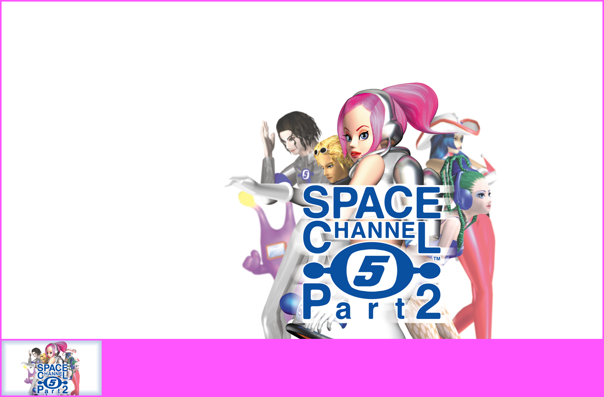 Space Channel 5: Part 2 - Game Icon & Menu Banner
