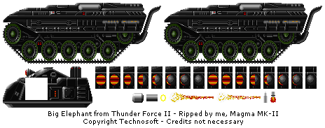 Thunder Force II - Big Elephant