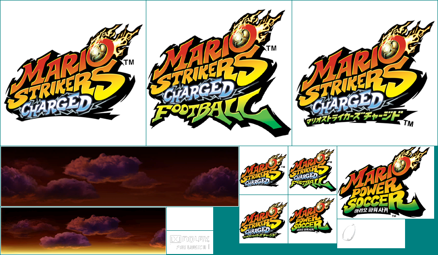 Mario Strikers Charged - Wii Menu Icon and Banner