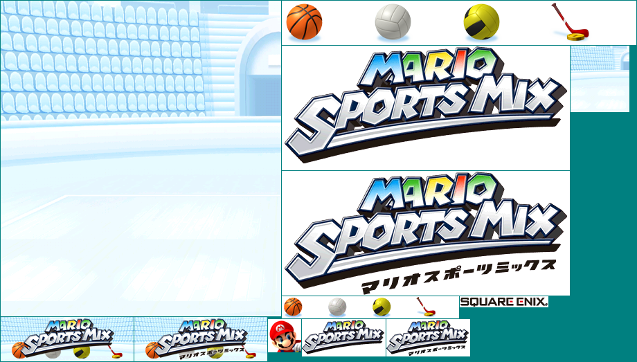 Mario Sports Mix - Wii Menu Banner & Data