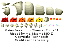 Thunder Force II - Gaiya Beast