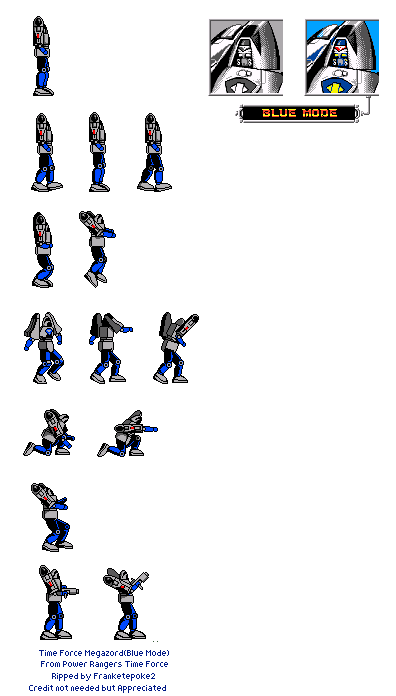 Time Force Megazord (Blue Mode)