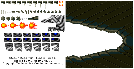 Thunder Force II - Stage 4 Boss