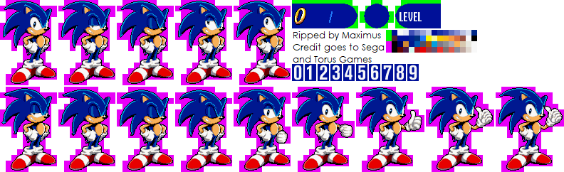 Sonic X (Leapster) - Level Complete Screen