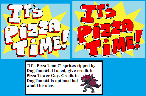 "It's Pizza Time!"