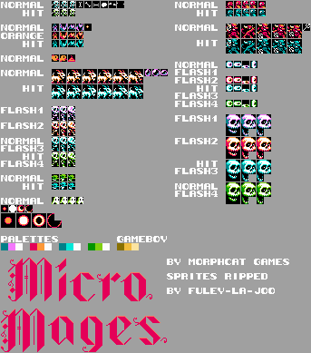 Micro Mages (Homebrew) - Enemies