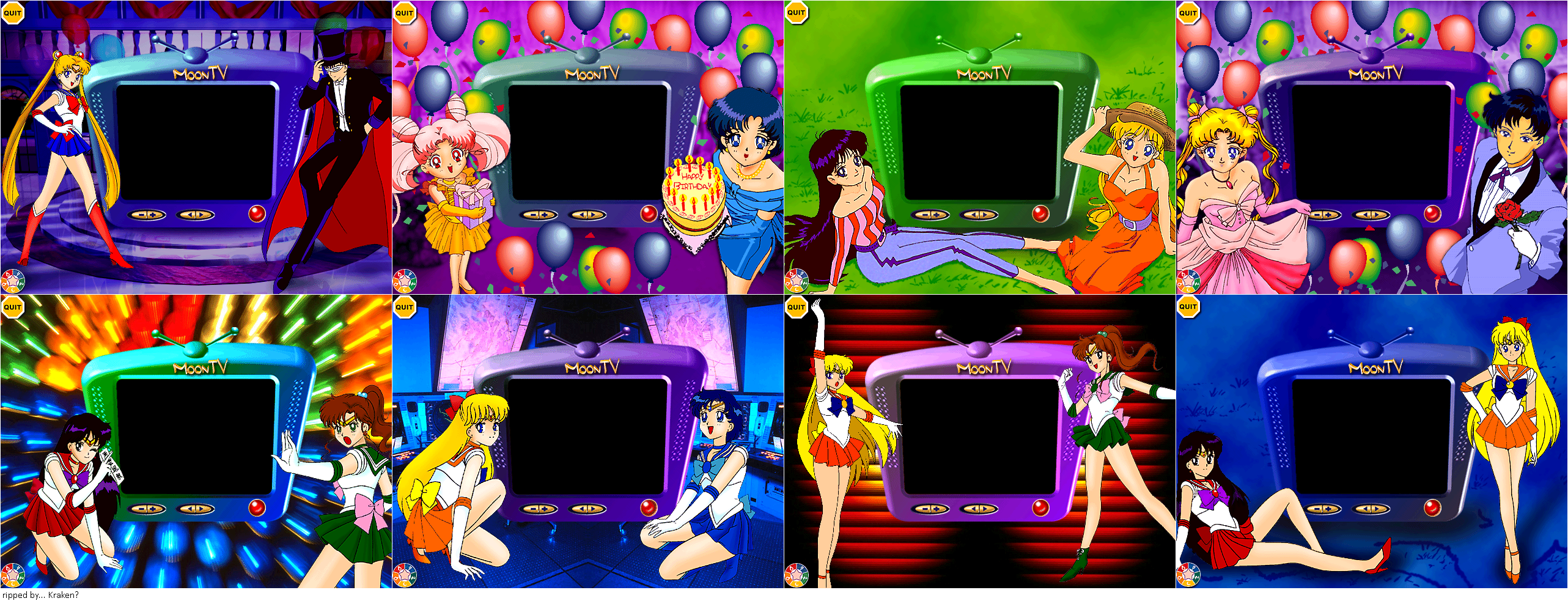 3D Adventures of Sailor Moon - Frames