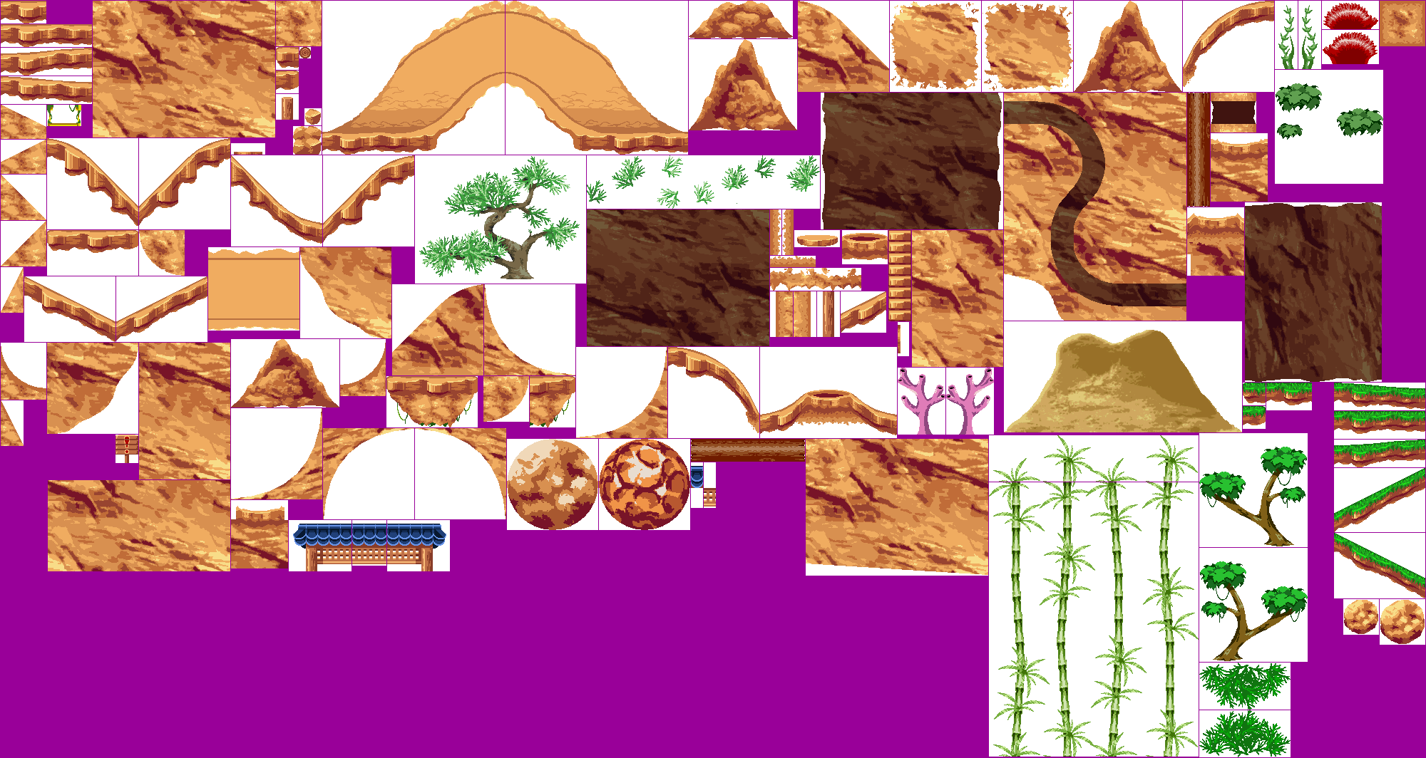 Freedom Planet - Dragon Valley Tileset (Demo)