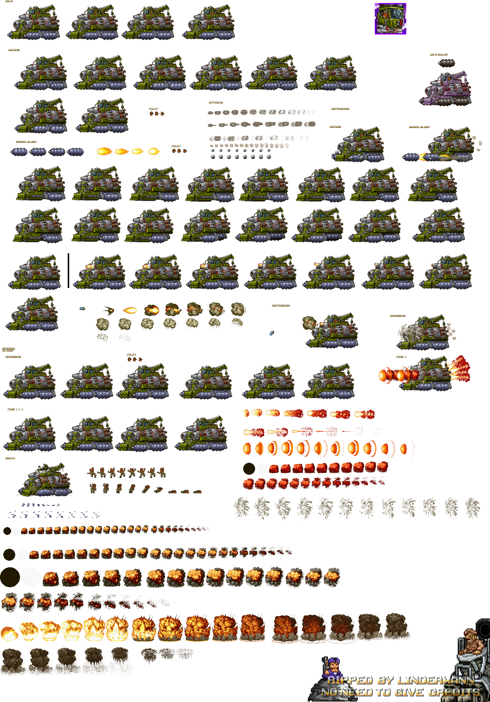 Mobile metal slug attack armored crawler the spriters resource