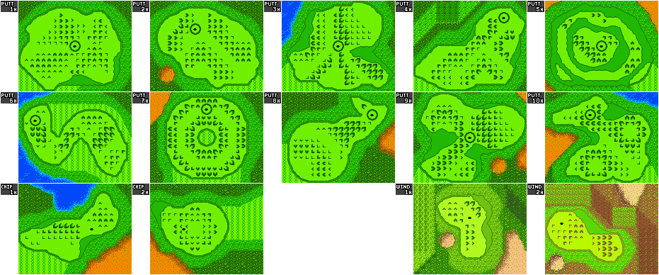 Mobile Golf (JPN) - Putt/Chip In/Windy Challenges