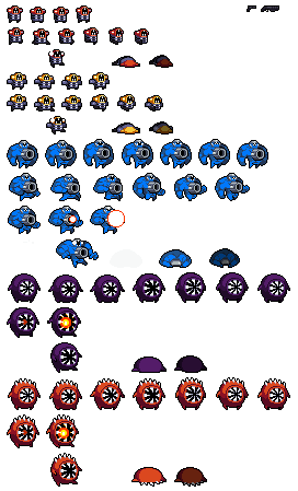 Nuclear Throne - Y.V.'s Mansion Enemies