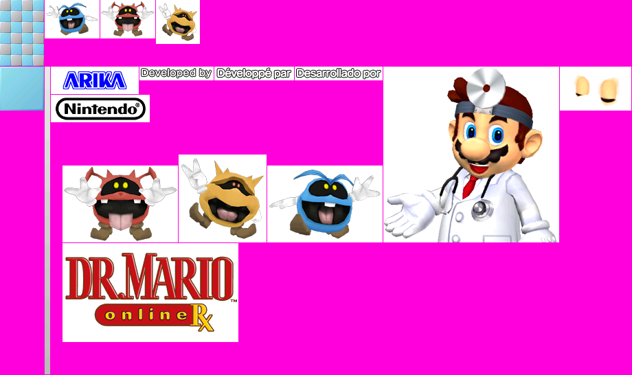 Dr. Mario Online RX - Wii Menu Icon and Banner