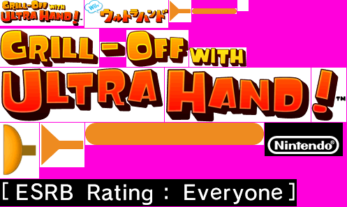 Grill-Off with Ultra Hand! - Wii Menu Icon and Banner