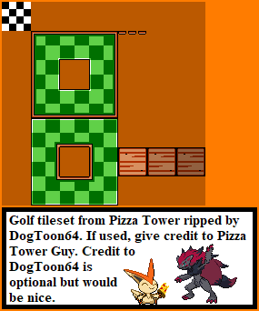 Pizza Tower - GOLF Tileset (Demo)