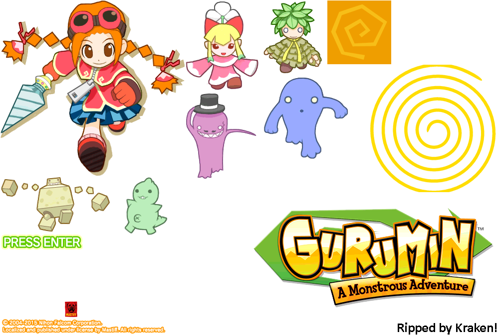 Gurumin: A Monstrous Adventure - Title Screen
