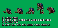 Castlevania: Bloodlines - Fleaman