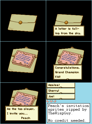 Peach's Invitation