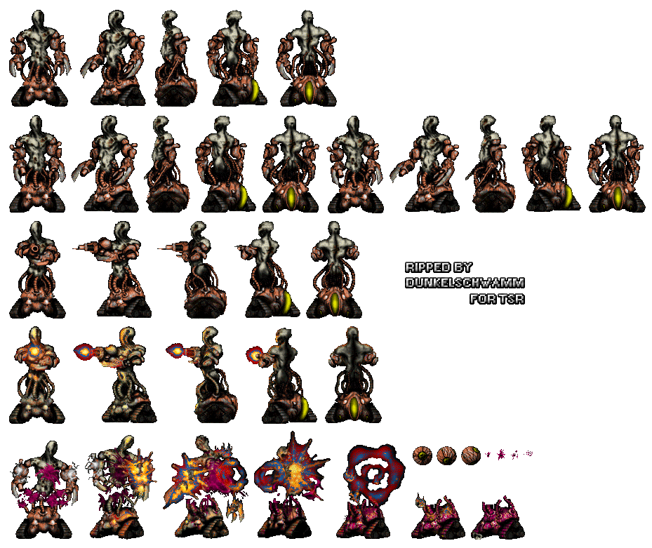 Marathon 2: Durandal - Pfhor Cyborg (Major - Yellow Exhaust)