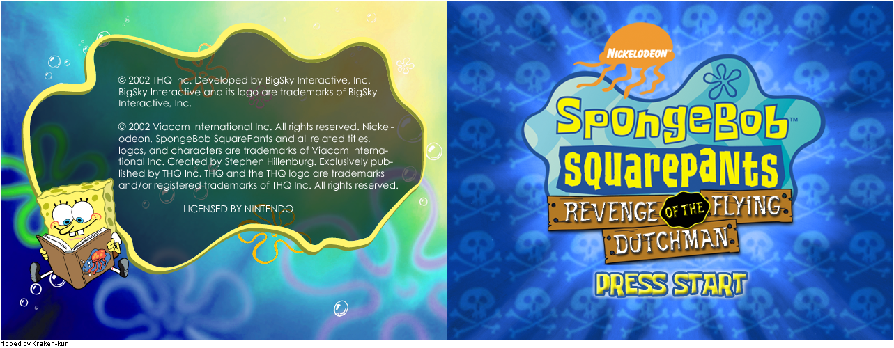 SpongeBob SquarePants: Revenge of the Flying Dutchman - Legal & Title Screens