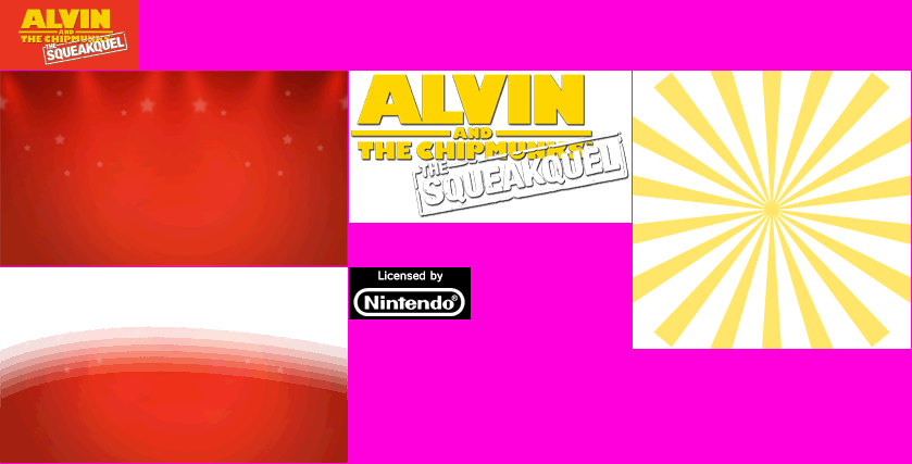 Alvin & The Chipmunks: The Squeakquel - Wii Menu Icon and Banner
