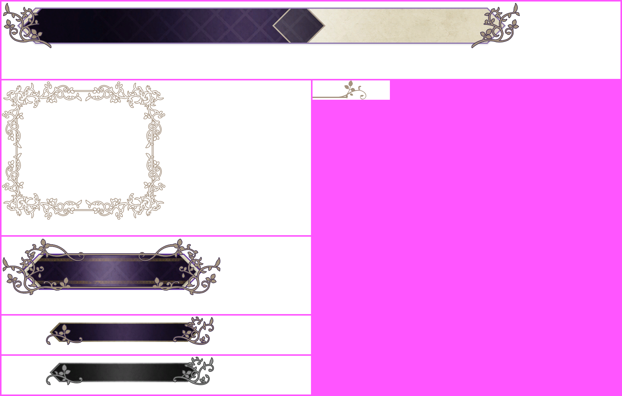 Fire Emblem: Three Houses - Title Screen User Interface