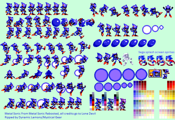 Metal Sonic Sprites Sheet By Sonic8546 On Deviantart - vrogue.co