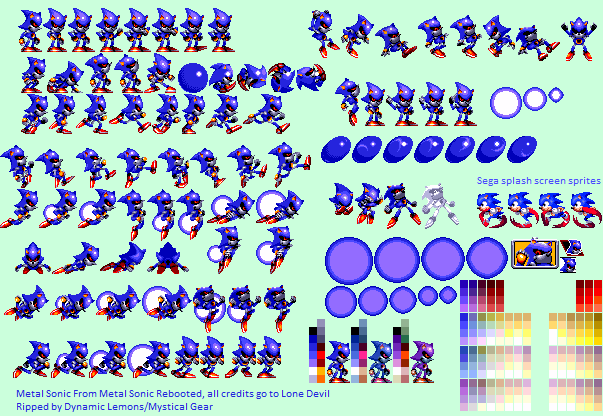 Metal Sonic Sprite Sheet By Zmk30 On Deviantart - Bank2home.com