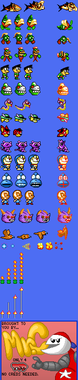 Ultraman: Confrontation Between Justice and Evil (Bootleg) - Enemies