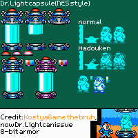 Mega Man X Customs - Dr. Light Capsule (NES-Style)