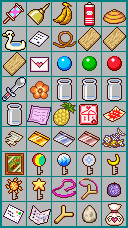 Key Items Icons