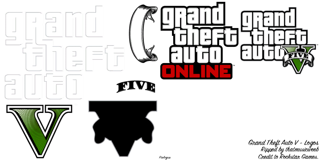 Grand Theft Auto V - Logos