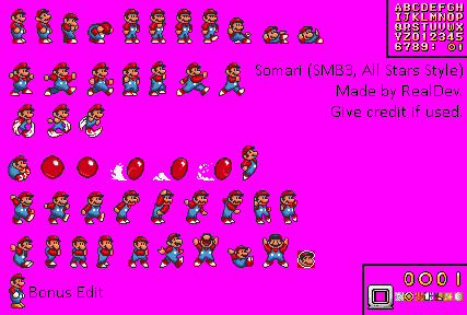 Somari Customs - Somari (Super Mario Bros. 3 SNES-Style)